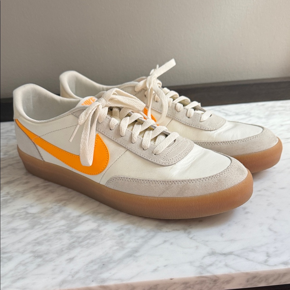 Nike Killshot 2 Leather Sneakers Sail Laser Orange Gum 432997-125
